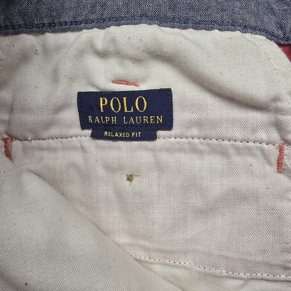 Polo by Ralph Lauren Rose Red Flat-Front Chino Shorts - Picture 5 of 10